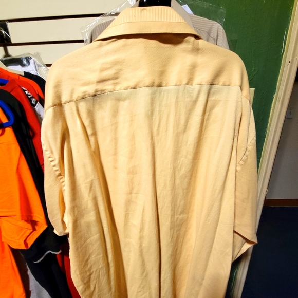 MENS BUTTON DOWN FRENCH CUFF SHIRT - Picture 2 of 4